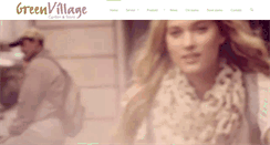 Desktop Screenshot of greenvillage.biz