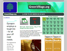 Tablet Screenshot of greenvillage.org